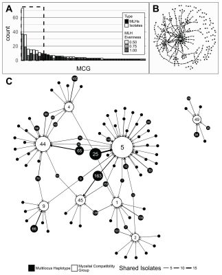 Graph indicating the landscape of sclerotinia sclerotiorum